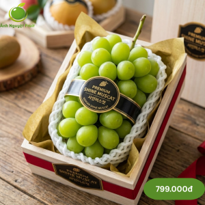 Nho mẫu đơn Shine Muscat Hàn Quốc